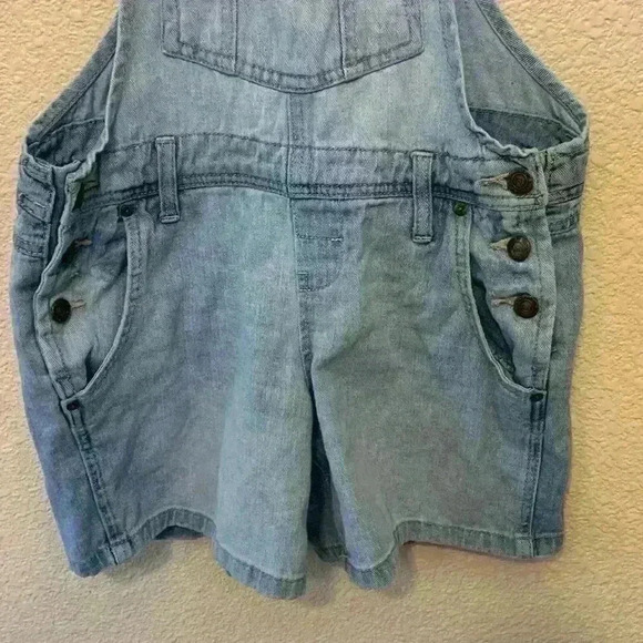 Lei denim short overalls sz S y2k 90s light wash casual western cowgirlcore long - Picture 4 of 11